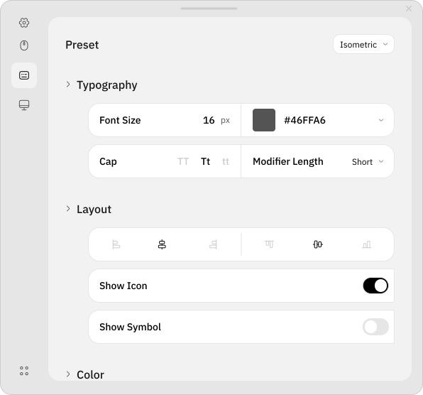 #软件 #开源 #工具 #辅助⌨️ Keyviz - 实时可视化键盘和鼠标操作▎软件功能: 按键可视化▎支持平台: #Windows #MacOS #Linux▎软件介绍: 一款基于 Flutter 开发的跨平台实时键鼠输入可视化软件
