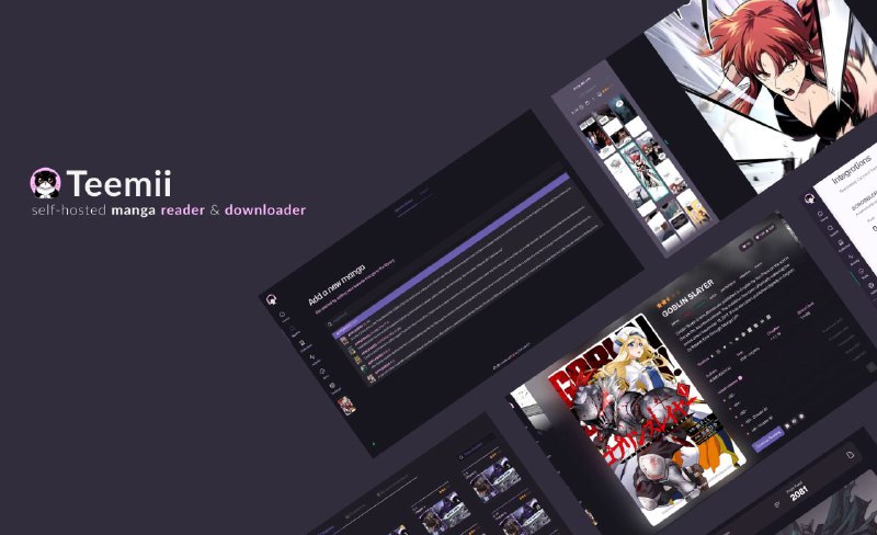 #GitHub #漫画 #工具🐈 Teemii - 一个多功能、自托管的漫画阅读器和管理器▎项目功能：漫画管理系统▎项目介绍：一款多功能、可自托管的漫画管理系统，具有可扩展的基于代理的元数据检索，为阅读和管理漫画收藏提供了一个简单而有效的平台